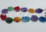 CAG7404 15.5 inches 22*25mm - 25*35mm freeform dragon veins agate beads