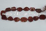 CAG7408 15.5 inches 20*25mm - 25*30mm freeform dragon veins agate beads