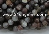 CAG743 15.5 inches 6mm faceted round botswana agate beads wholesale