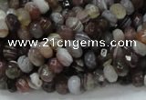 CAG746 15.5 inches 4*6mm faceted rondelle botswana agate beads