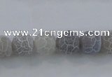 CAG7479 15.5 inches 6mm round frosted agate beads wholesale