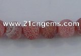 CAG7487 15.5 inches 6mm round frosted agate beads wholesale