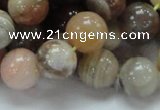 CAG766 15.5 inches 14mm round yellow agate gemstone beads wholesale