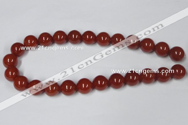 CAG7858 15.5 inches 20mm round red agate beads wholesale