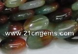 CAG795 15.5 inches 13*18mm oval rainbow agate gemstone beads