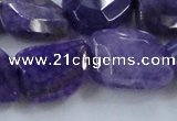 CAG8501 15.5 inches 15*20mm - 18*25mm freeform dragon veins agate beads
