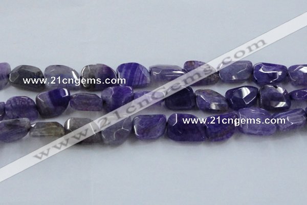 CAG8501 15.5 inches 15*20mm - 18*25mm freeform dragon veins agate beads