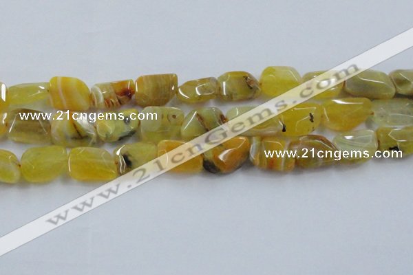 CAG8503 15.5 inches 15*20mm - 18*25mm freeform dragon veins agate beads