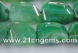 CAG8505 15.5 inches 15*20mm - 18*25mm freeform dragon veins agate beads