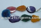 CAG8534 15.5 inches 40*45mm - 45*55mm freeform dragon veins agate beads