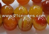 CAG863 15.5 inches 16mm round agate gemstone beads