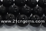 CAG8682 15.5 inches 10mm round matte tibetan agate gemstone beads