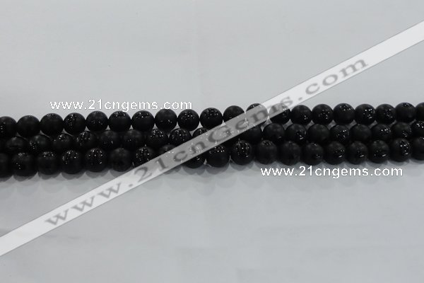 CAG8685 15.5 inches 6mm round matte tibetan agate gemstone beads