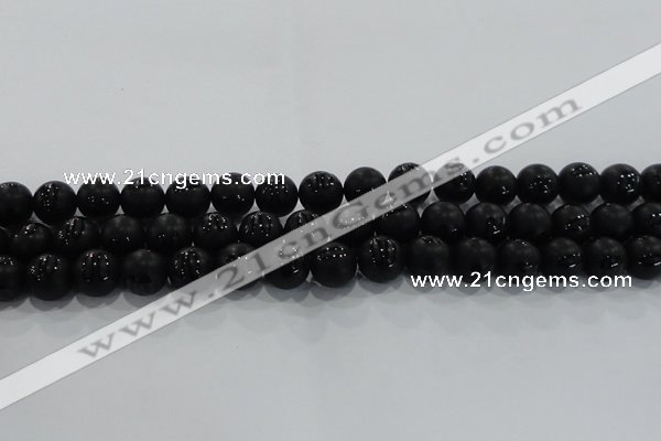 CAG8686 15.5 inches 8mm round matte tibetan agate gemstone beads