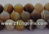 CAG8725 15.5 inches 6mm round matte madagascar agate beads