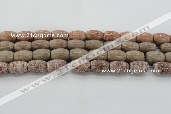 CAG8766 15.5 inches 15*20mm rice chrysanthemum agate beads