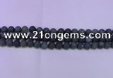 CAG8880 15.5 inches 4mm round matte moss agate beads