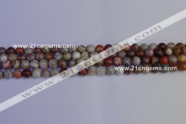 CAG9111 15.5 inches 6mm round Mexican crazy lace agate beads