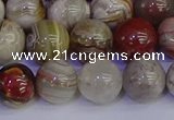 CAG9114 15.5 inches 12mm round Mexican crazy lace agate beads