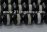 CAG9133 15.5 inches 8mm round tibetan agate beads wholesale