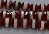 CAG9140 15.5 inches 6mm round tibetan agate beads wholesale