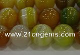 CAG9166 15.5 inches 12mm round line agate beads wholesale