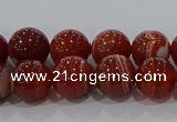 CAG9177 15.5 inches 6mm round line agate beads wholesale