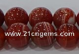 CAG9180 15.5 inches 12mm round line agate beads wholesale