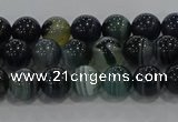 CAG9185 15.5 inches 6mm round line agate beads wholesale