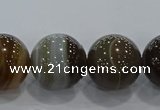 CAG9207 15.5 inches 16mm round line agate gemstone beads