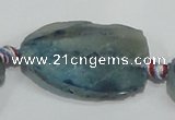 CAG931 16 inches rough agate gemstone nugget beads wholesale