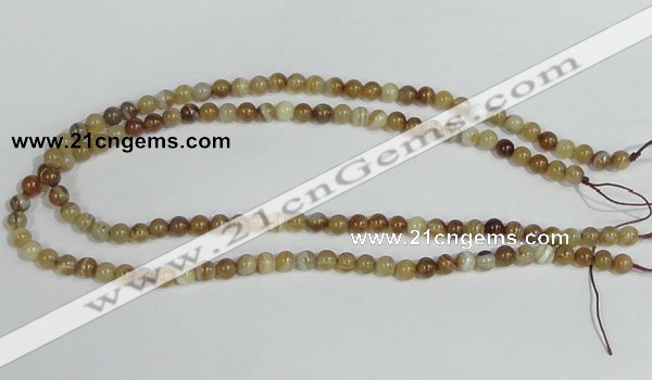 CAG936 16 inches 6mm round madagascar agate gemstone beads