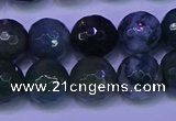 CAG9364 15.5 inches 12mm faceted round moss agate beads wholesale