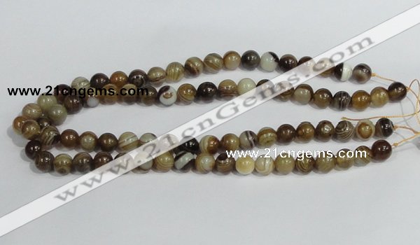 CAG938 16 inches 10mm round madagascar agate gemstone beads