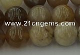 CAG9404 15.5 inches 12mm round ocean fossil agate beads wholesale