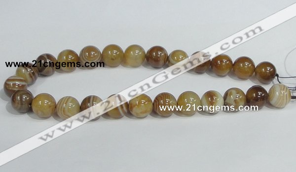 CAG941 16 inches 16mm round madagascar agate gemstone beads