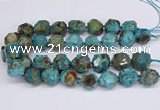 CAG9410 15.5 inches 18*20mm - 20*22mm faceted nuggets ocean agate beads