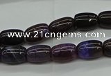 CAG9622 15.5 inches 8*12mm drum dragon veins agate beads wholesale