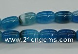 CAG9624 15.5 inches 8*12mm drum dragon veins agate beads wholesale