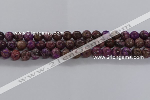 CAG9642 15.5 inches 10mm round ocean agate gemstone beads wholesale