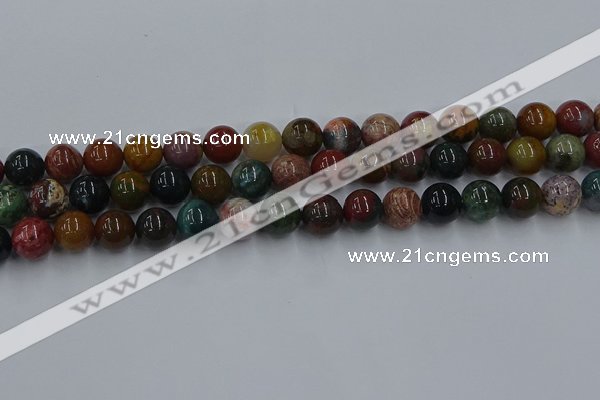 CAG9663 15.5 inches 10mm round ocean agate beads wholesale