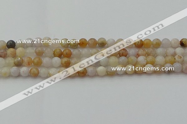 CAG9711 15.5 inches 6mm round colorful agate beads wholesale