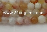 CAG9718 15.5 inches 4mm faceted round colorful agate beads