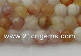 CAG9719 15.5 inches 6mm faceted round colorful agate beads wholesale