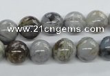 CAG973 15.5 inches 10mm round bamboo leaf agate gemstone beads