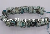 CAG9751 15.5 inches 15*28mm - 17*30mm cuboid ocean agate beads