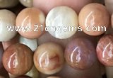 CAG9806 15.5 inches 8mm round wood agate beads wholesale