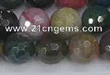 CAG9834 15.5 inches 12mm faceted round Indian agate beads