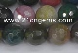 CAG9834 15.5 inches 12mm faceted round Indian agate beads