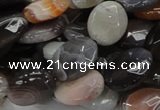 CAG985 15.5 inches 13*18mm faceted oval botswana agate beads